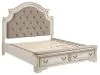 Ashley Furniture B743B20 Ashley Furniture B743B20 Realyn - King Upholstered Bed - Two-tone