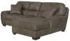 Jackson Furniture Industries 4043/46/76-19 Jackson Furniture Industries 4043/46/76-19 Royce - 2 Piece Sofa Chaise (LSF Loveseat / RSF Chaise) - Brown