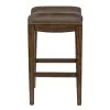 Liberty Furniture 316-OT9001 Aspen Skies - Upholstered Console Stool - Russet Brown