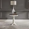 Liberty Furniture 417-OT1021 Allyson Park - Chair Side Table - Wirebrushed White / Charcoal