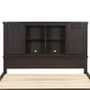 Liberty Furniture 759-BR15B Thornwood Hills - King Bookcase Headboard - Rock Beaten Brown