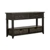 Liberty Furniture 792-OT1030 Mill Creek - 2 Drawer Sofa Table - Peppercorn