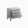 New Classic BA9698S-040 New Classic BA9698S-040 Valentino - Nightstand - Silver