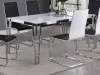 CoasterElevations 193001 Pauline - Rectangular Glass Top Dining Table - Chrome