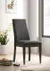 CoasterEssence 115272 Wes - Upholstered Dining Side Chair (Set of 2) - Dark Walnut
