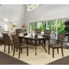 Furniture of America CM3023T Holly - Dining Table - Antique Walnut / Warm Gray