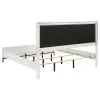 Coaster Fine Furniture 224861KW Sonora - California King Upholstered Panel Bed - White
