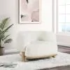 CoasterEveryday 903169 Lawler - Upholstered Barrel Back Accent Chair - Ivory