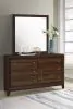 Coaster Fine Furniture 223443M Welsley - 6-Drawer Dresser And Mirror - Walnut