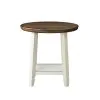 New Classic T3527-3P Flaherty - 3 Piece Occasional Set (1 Coffee & 2 End Tables) - Brown / White