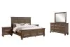 New Classic 00-B2114B-15N New Classic 00-B2114B-15N Mariana - Eastern King 5 Piece Bedroom Set (Bed, Dresser, Mirror, 2 Nightstands) - Brown