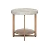 Liberty Furniture 701-OT1021 Liberty Furniture 701-OT1021 Danby - Chairside Table - Nutmeg & Alabaster