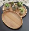 Ashley Furniture A2000455 Jocelyne - Tray Set (Set of 2) - Brown / Black