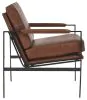 Ashley Furniture A3000193 Ashley Furniture A3000193 Puckman - Accent Chair - Brown / Silver Finish