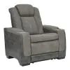 Ashley Furniture 2200413 Next-Gen Durapella - Power Recliner/Headrest - Slate