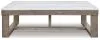Ashley Furniture T789-1 Loyaska - Rectangular Cocktail Table - Brown / Ivory