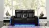 Ashley Furniture U2710618 Ashley Furniture U2710618 Boyington - Power Reclining Loveseat with Console/ Adj Headrest - Black