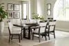 Ashley Furniture D618/35/01(3) Neymorton - 7 Pc. - Rectangular Extension Table, 6 Side Chairs - Dark Grayish Brown