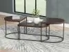 Ashley Furniture T199-13 Vanmore - Occasional Table Set (Set of 3) - Dark Brown