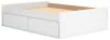 Ashley Furniture EB9630B13 Ashley Furniture EB9630B13 Onita - Full Platform Bed With 2 Side Storage - White