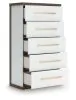 Ashley Furniture PCB1108-46 Kendanport - Five Drawer Chest - Brown / White