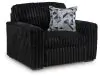 Ashley Furniture 9810323 Midnight-Madness - Chair And A Half - Onyx