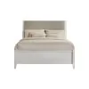 Intercon AO-BR-5535K-WHT-C Andover - King Upholstered Bed - White