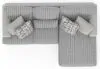 Jackson Furniture Industries 3480/46/76-18 Titan - 2 Piece Sofa Chaise With Comfort Coil Seating (Right Side Facing Chaise) - Moonstruck