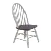 Liberty Furniture 139WH-CD-5TRS Liberty Furniture 139WH-CD-5TRS Farmhouse - 5 Piece Trestle Table Set (Fixed Top Table) - Two Tone White / Wood Tone