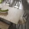 Liberty Furniture 62-CD-7TRS Lindsey Farm - 7 Piece Trestle Table Set - Gray & Sandstone