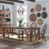 Liberty Furniture 382-DR-6RTS Hearthstone Ridge - 6 Piece Rectangular Table Set (Upholstered Chairs) - Tobacco & Black