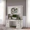 Liberty Furniture 244-HO132 Magnolia Manor - Jr Executive Credenza Hutch - Antique White