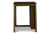 New Classic D1701-32S-BRN New Classic D1701-32S-BRN Gia - Counter Table With 2 Chairs & Storage Shelf - Brown