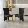 New Classic D2034G-20 Empire - Dining Chair (Set of 2) - Black