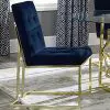 CoasterElevations 192493 Cisco - Velvet Upholstered Dining Side Chair (Set of 2) - Gold