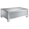 CoasterElevations 722498 Gillian - Rectangular Mirrored Acrylic Coffee Table - Silver