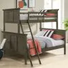Intercon SM-BR-4660TF-GRY-C Intercon SM-BR-4660TF-GRY-C San Mateo Youth - Twin Over Full Bunk Bed - Gray