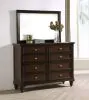 Coaster Fine Furniture 223633M Andover - 8-Drawer Dresser And Mirror - Dark Oak