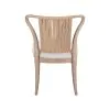Liberty Furniture 611-C9501S Sheridan Pointe - Shaped Corded Back Side Chair - Vintage Natural
