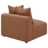CoasterElevations 551591 Jennifer - Upholstered Armless Chair - Terracotta