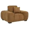 Coaster Fine Furniture 509343 Octavia - Fabric Upholstered Track Arm Accent Chair - Amber