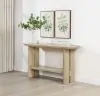 Coaster Fine Furniture 706589 Kailani - Coastal Sofa Console Table With Shelf - Beige Oak