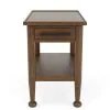 Riverside Furniture 61712 Riverside Furniture 61712 Calhoun - Chairside Table - Whiskey Oak