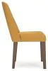 Ashley Furniture D615-04 Ashley Furniture D615-04 Lyncott - Dining Uph Side Chair (Set of 2) - Mustard / Brown