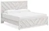Ashley Furniture B3788B7 Ashley Furniture B3788B7 Cayboni - King Panel Bed - Whitewash