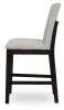 Ashley Furniture D618-124 Neymorton - Upholstered Barstool (Set of 2) - Dark Grayish Brown