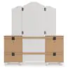 Ashley Furniture PCB1819B16 Kozlani - Vanity With Mirror - White