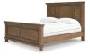 Ashley Furniture PCB779B7 Feddinger - California King Panel Bed - Medium Brown