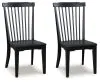 Ashley Furniture PCD824-05 Greddinton - Dining Room Side Chair (Set of 2) - Black