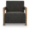 Ashley Furniture A3000799 Dorney - Accent Chair - Charcoal / Brown